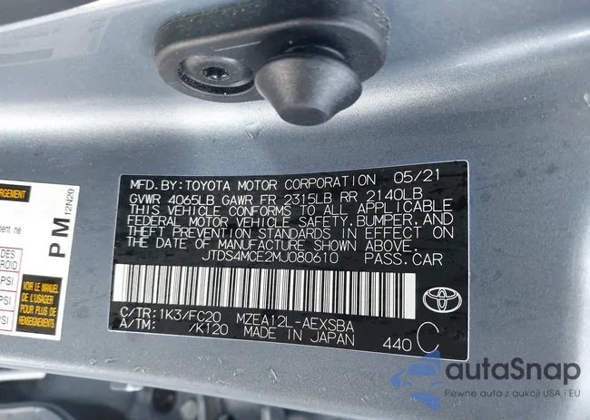 JTDS4MCE2MJ080610: 38697202