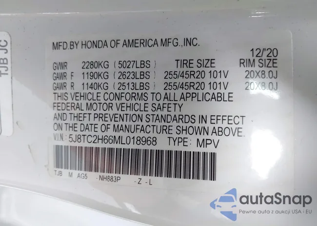 5J8TC2H66ML018968: 38709368