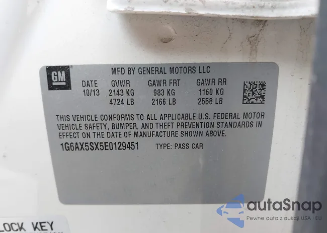 1G6AX5SX5E0129451: 38724084