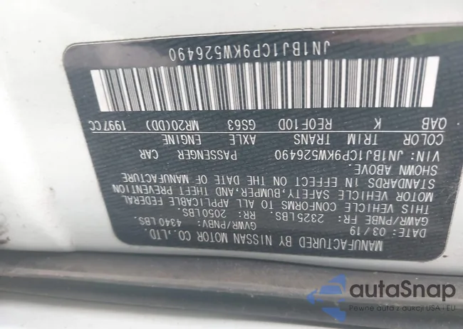 JN1BJ1CP9KW526490: 38728602