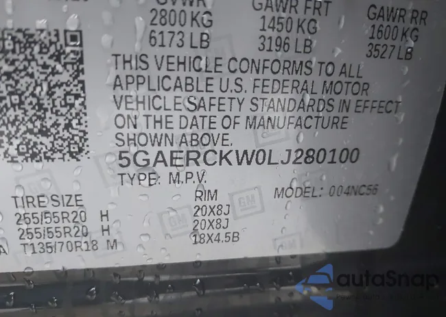 5GAERCKW0LJ280100: 38736062