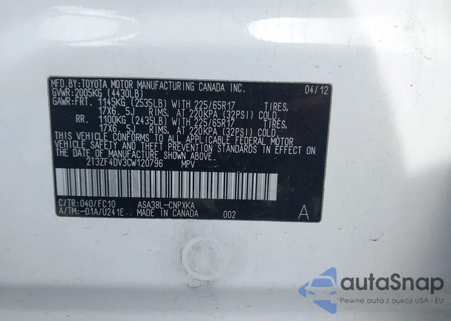 2T3ZF4DV3CW120796: 38747259