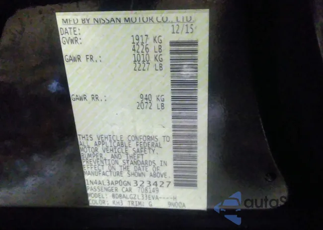 1N4AL3AP0GN323427: 38748903