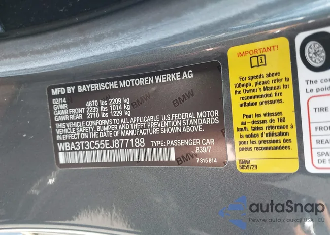 WBA3T3C55EJ877188: 38752232