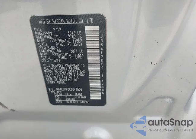 JN8AE2KP0C9042006: 38758596