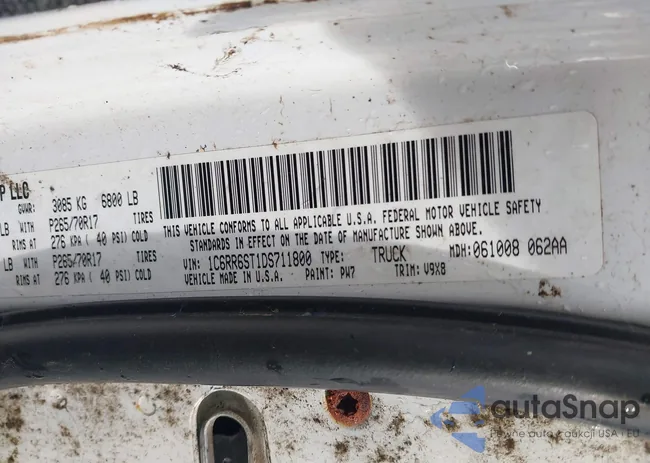 1C6RR6ST1DS711800: 38764120