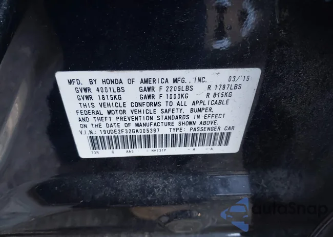 19UDE2F32GA005397: 38766078