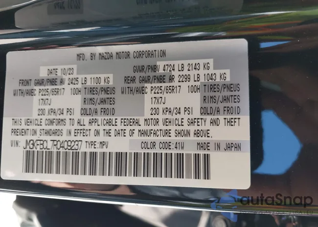 JM3KFBCL7R0409237: 38779148