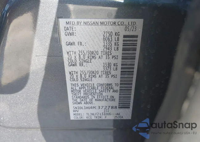 5N1DL1HU4PC372788: 38787893