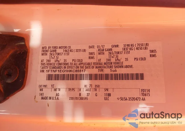 1FTNF1EG1HKC85517: 38798383