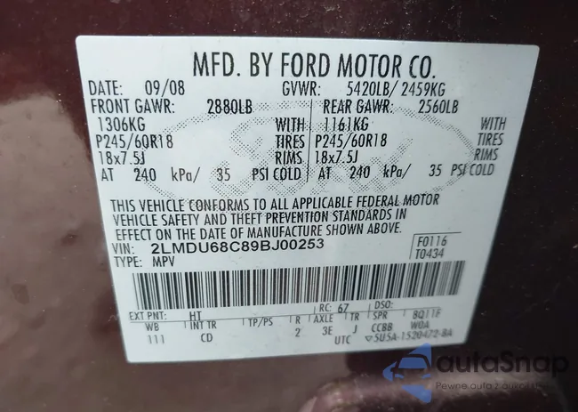 2LMDU68C89BJ00253: 38806033