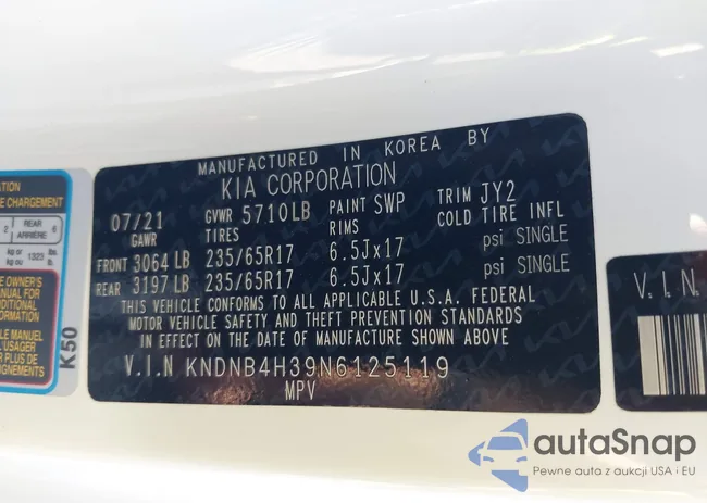 KNDNB4H39N6125119: 38812739