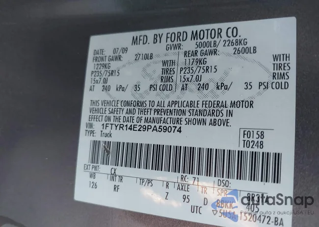 1FTYR14E29PA59074: 38827634