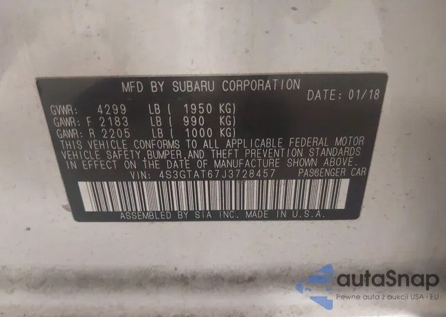 4S3GTAT67J3728457: 38829068