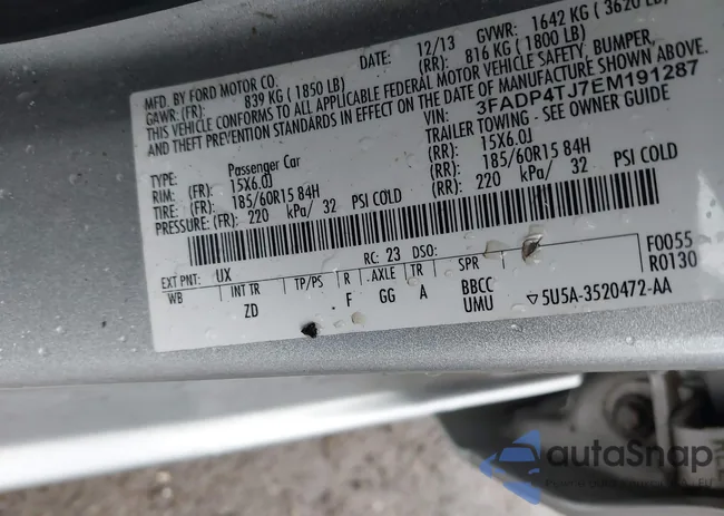 3FADP4TJ7EM191287: 38852407