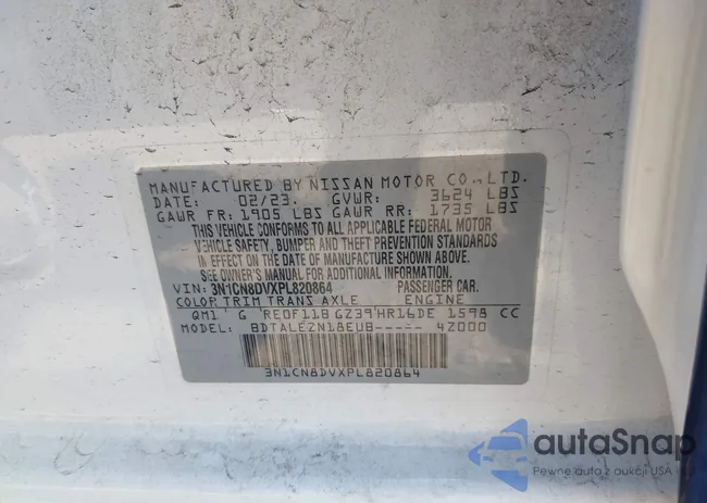 3N1CN8DVXPL820864: 38856583