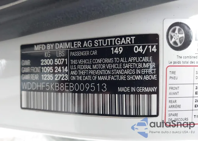 WDDHF5KB8EB009513: 38856880