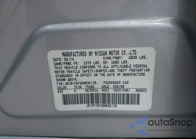 JN1BV7AP4EM692135: 38874654