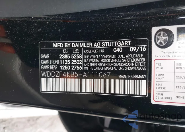 WDDZF4KB5HA111067: 38886738