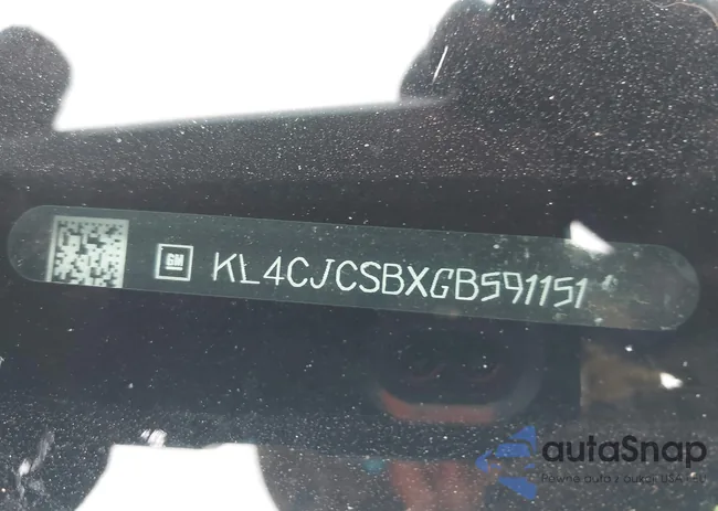 KL4CJCSBXGB591151: 38887974