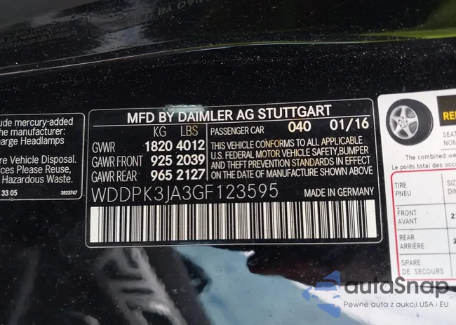 WDDPK3JA3GF123595: 38893594