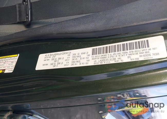 1J4GA59197L161289: 38900674