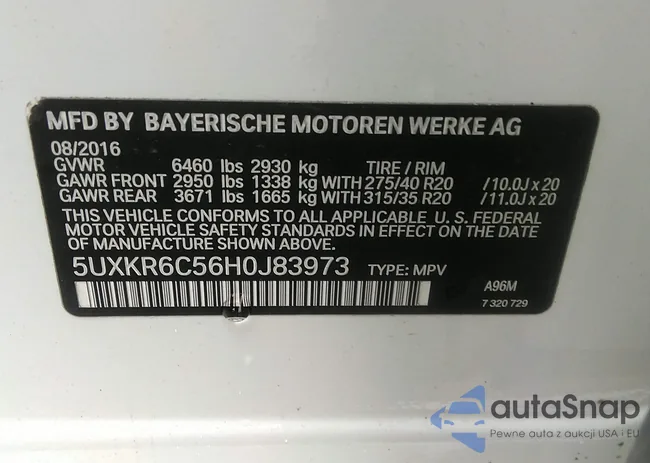 5UXKR6C56H0J83973: 38906662