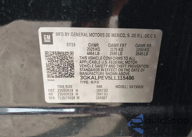 3GKALPEV5LL115486: 38907373