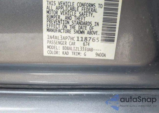 1N4AL3AP7HC118765: 38913655