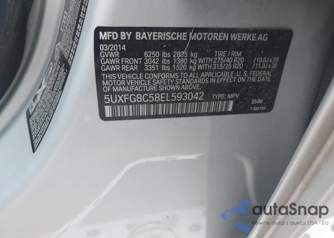 5UXFG8C58EL593042: 39916210