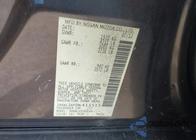 1N4AL3AP3DN415515: 39917685