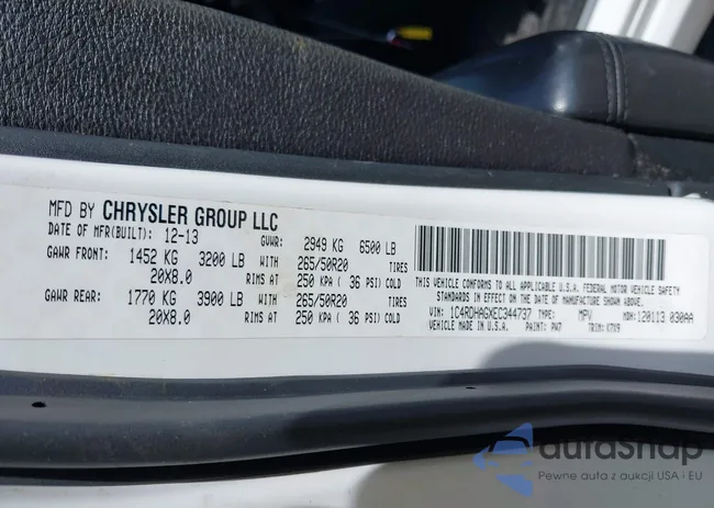 1C4RDHAGXEC344737: 39921424