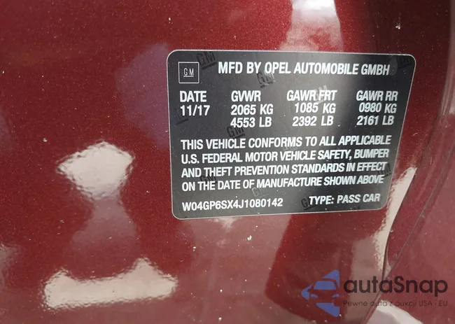 W04GP6SX4J1080142: 39923484