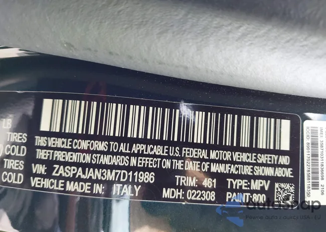 ZASPAJAN3M7D11986: 39926696