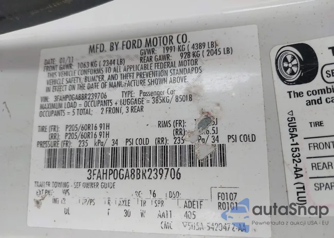 3FAHP0GA8BR239706: 39928042