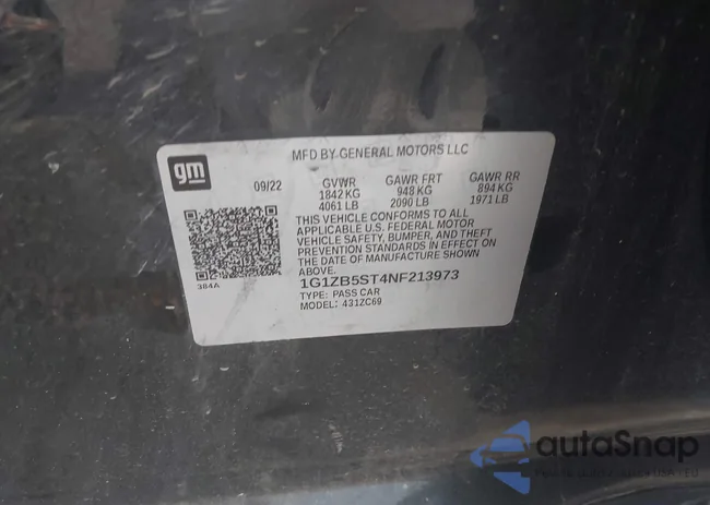 1G1ZB5ST4NF213973: 39933331