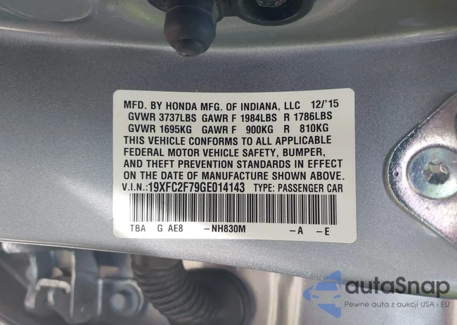 19XFC2F79GE014143: 39935859