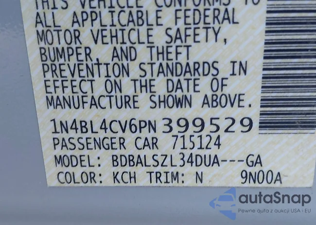 1N4BL4CV6PN399529: 39936523