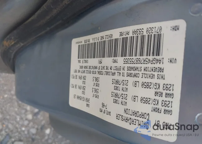 1A4GP45R76B755355: 39938451