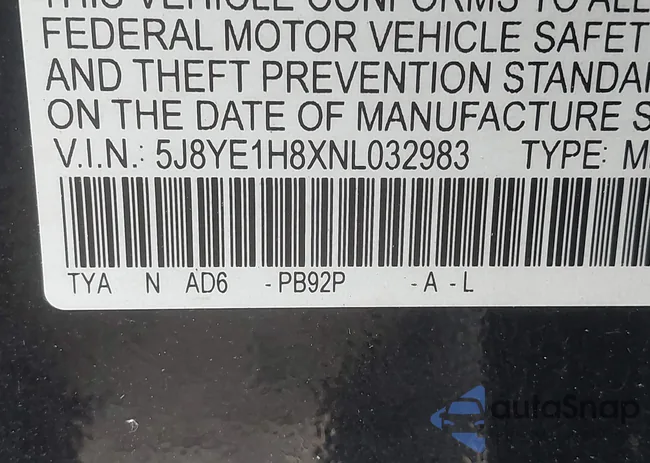 5J8YE1H8XNL032983: 39939625