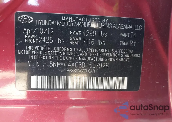 5NPEC4AC8DH507928: 39944591