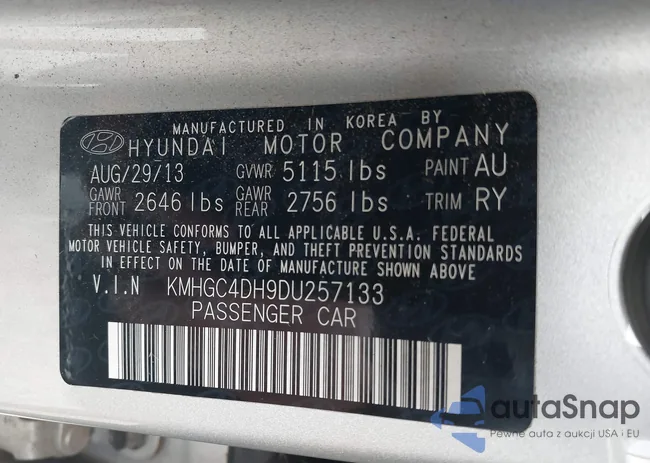 KMHGC4DH9DU257133: 39944794