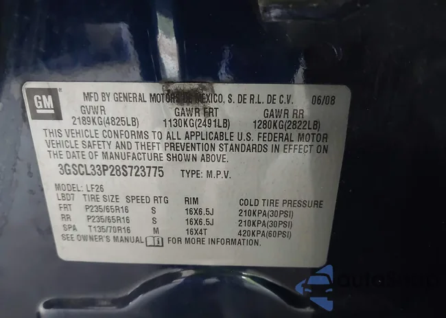 3GSCL33P28S723775: 39948148