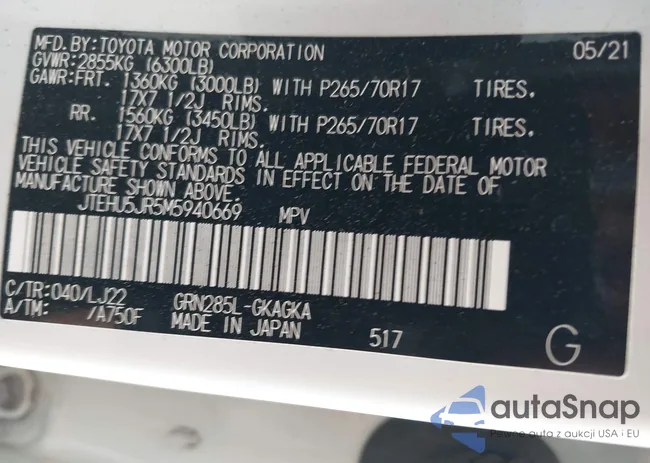 JTEHU5JR5M5940669: 39962237