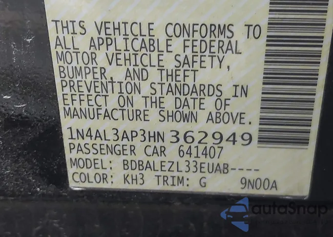 1N4AL3AP3HN362949: 39963205