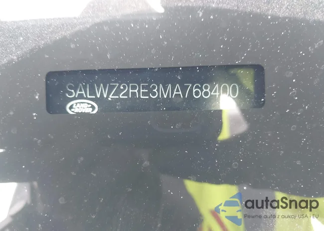 SALWZ2RE3MA768400: 39967209