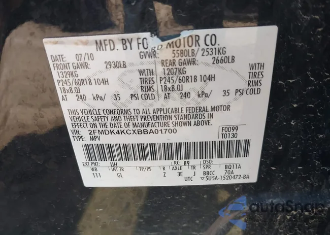 2FMDK4KCXBBA01700: 39969543