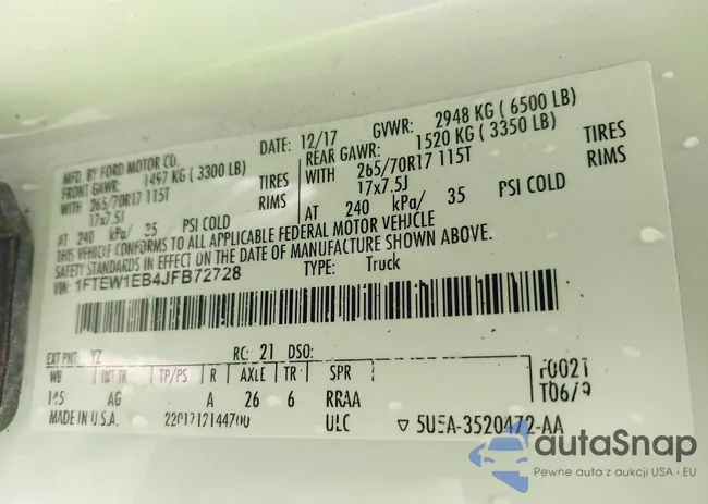 1FTEW1EB4JFB72728: 39974264