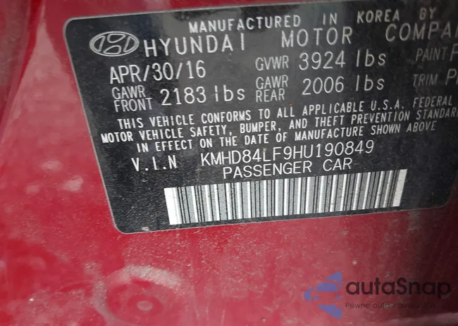 KMHD84LF9HU190849: 39973908