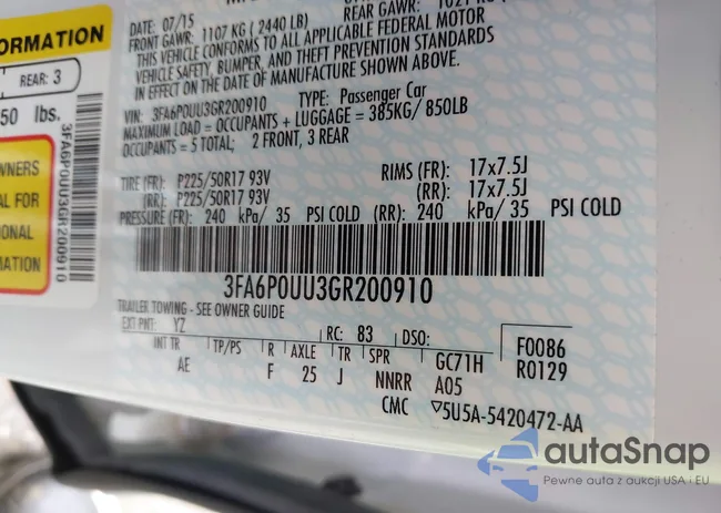 3FA6P0UU3GR200910: 39975190